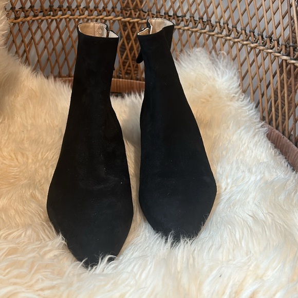 Brand New Chloe Women’s Black Suede Flat Ankle Boots - Never Worn - Picture 4 of 5